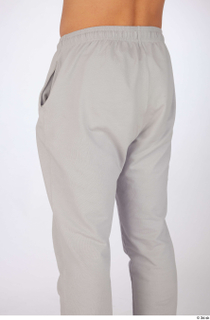 Darren dressed grey jogger wweatpants sports thigh 0004.jpg